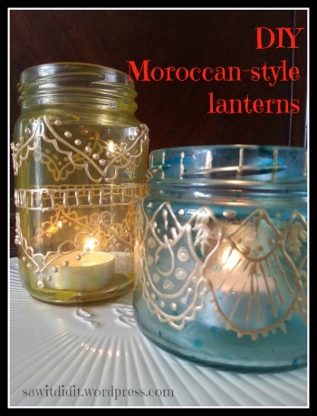 DIY Moroccan-style lanterns sawitdidit.wordpress.com