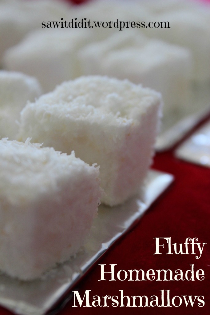 Fluffy homemade marshmallows