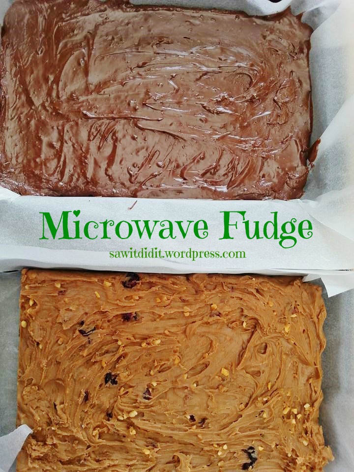 Microwave fudge
