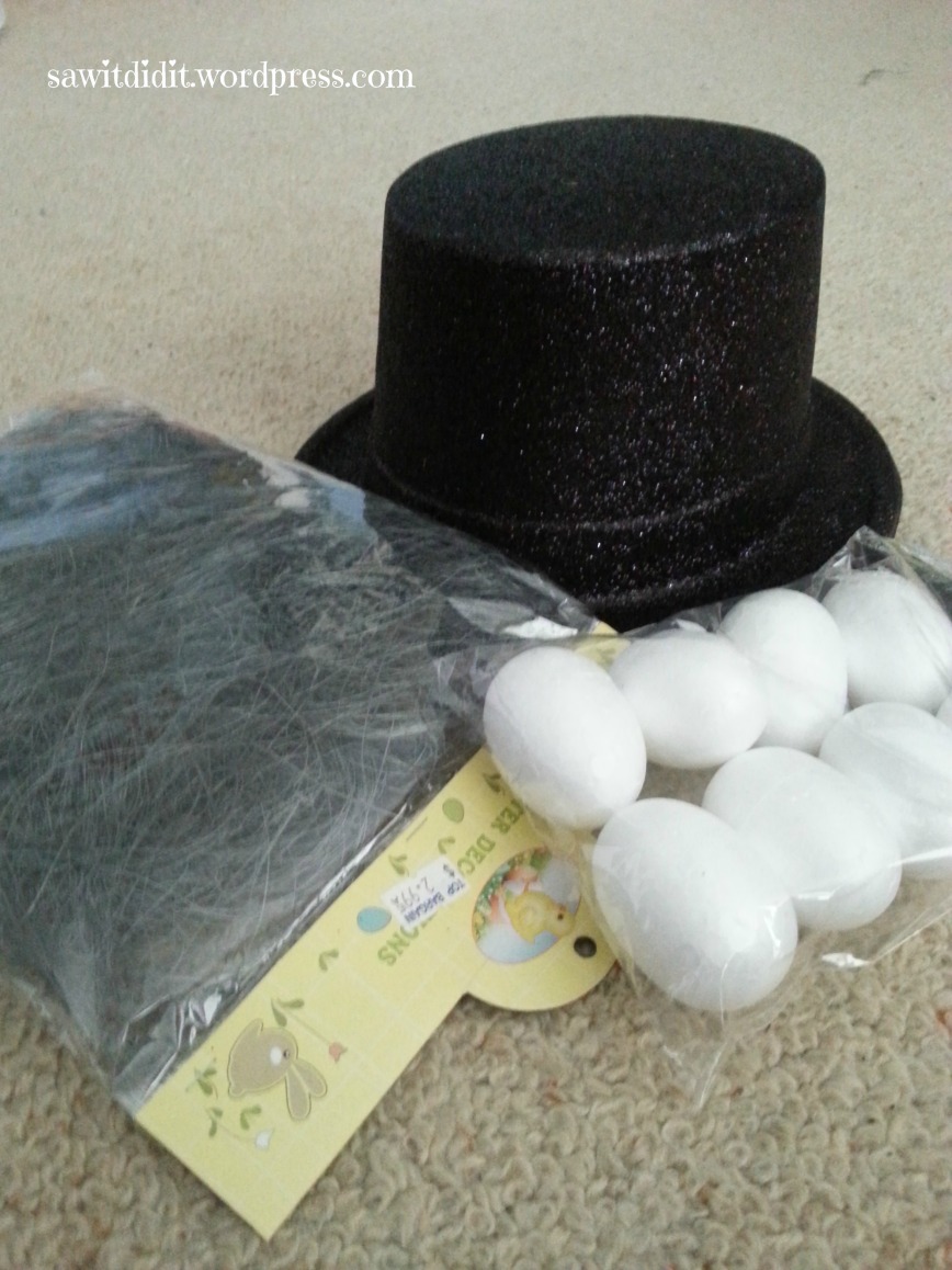 Easter hat elements