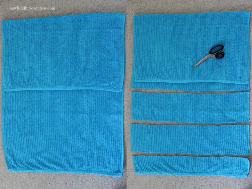 cut towel